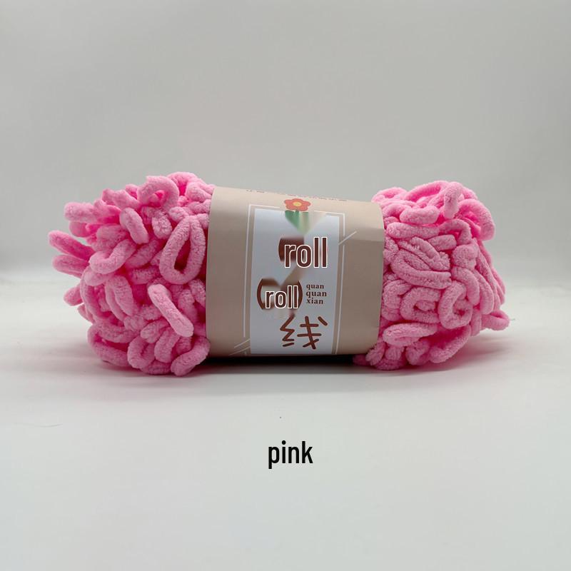 Finger Yarn Donut DIY Knitted Pillow/Blanket - Medium Thick