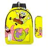 Spongebob Squarepants Children'S School Bag Male And Female Students Backpack Kindergarten Cute Cartoon Backpack Pencil Bag