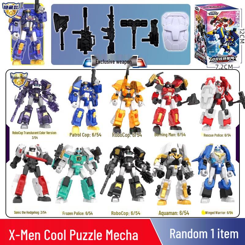 Мини Форс Супер Патруль Рейнджер Меха Мальчик Конструктор Робот