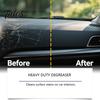 Oil Stain Dissolver Spray Car Interior Cleaner, 120ml Heavy Remover for Leather Gear Lever Cleaner Plastic Vinyl, Spray, Steering Wheel