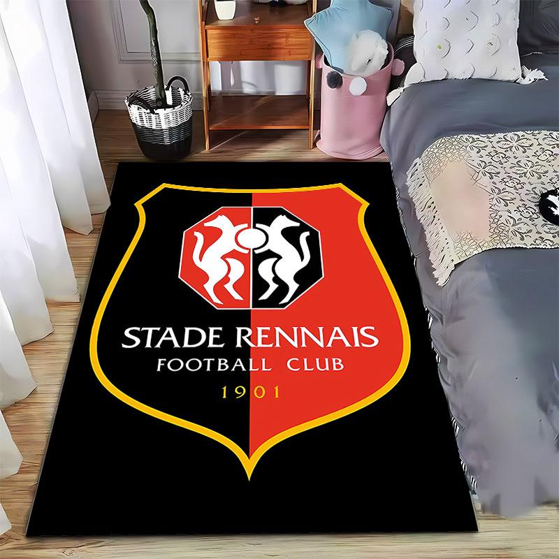 Stade Rennais Football Club Logo suitable as a non-slip mat for the living room or bedroom sofa