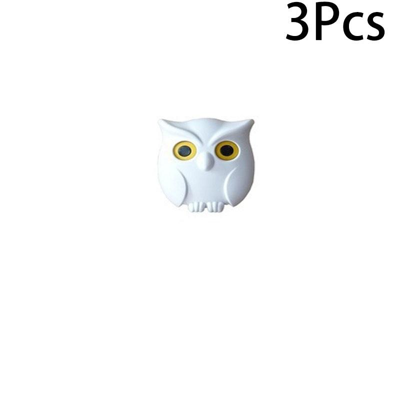 

Hooks Owl Magnetic Key Hook Auto Blinking Cute Hooks No Punch Storage Hooks Kitchen Home Wall Decoration Hooks