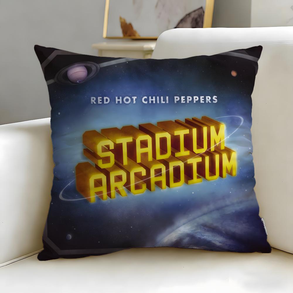 Klassiska bandet Red Hot Chili Peppers Kuddfodral Mjukt & Lätt att Tvätta Örngott – Mångsidigt för Soffa, Säng, Resa och Kontor