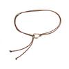 Women Metal Belt Decor Lace-up Imitation Belt Versatile Fashion Accessory