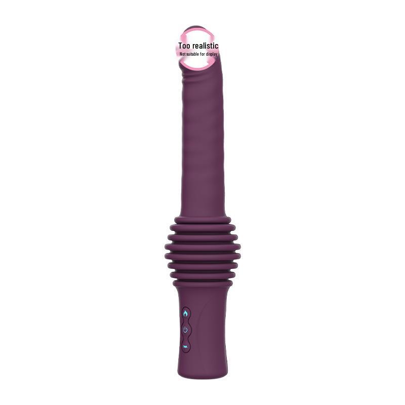 Love World Automatic Telescopic Vibrating Wand: Remote-Controlled Hands-Free Erotic Massager for Women