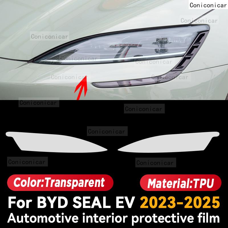 For BYD SEAL EV Electric 2025 Car Interior Center Console Screen Protective Film Anti-scratch Repair Sticker Accessories