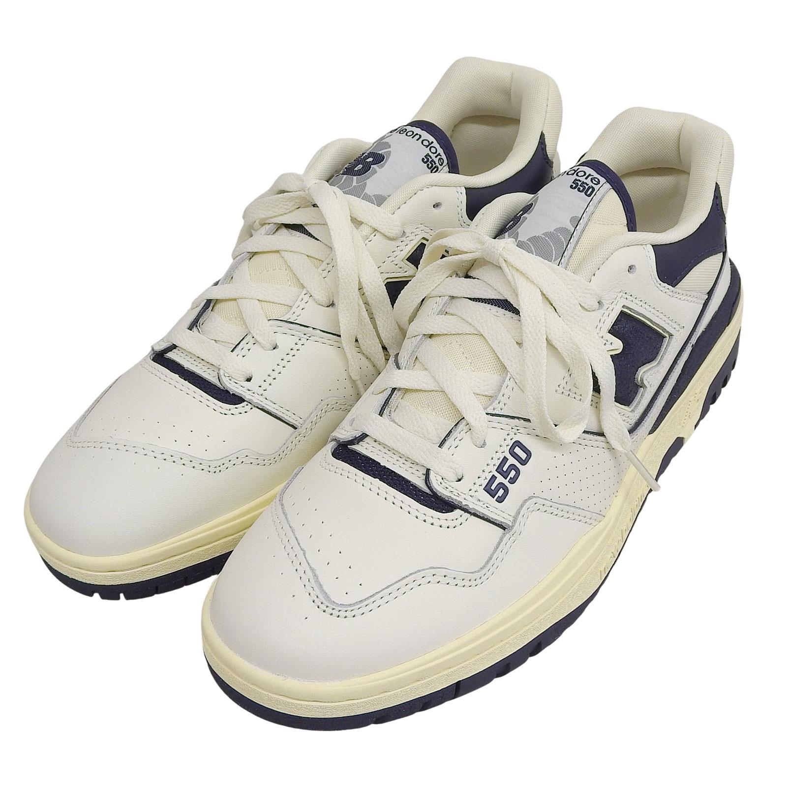 Идеальные КРОССОВКИ NEW BALANCE AIME LEON DORE белая кожа мужские 28.5 BB550ALF Б/У