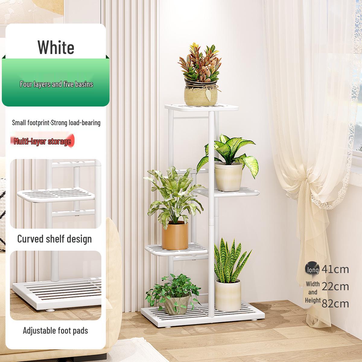 

Скандинавская комнатная железная подставка для цветов - Многоярусная подставка для растений для украшения дома и балкона