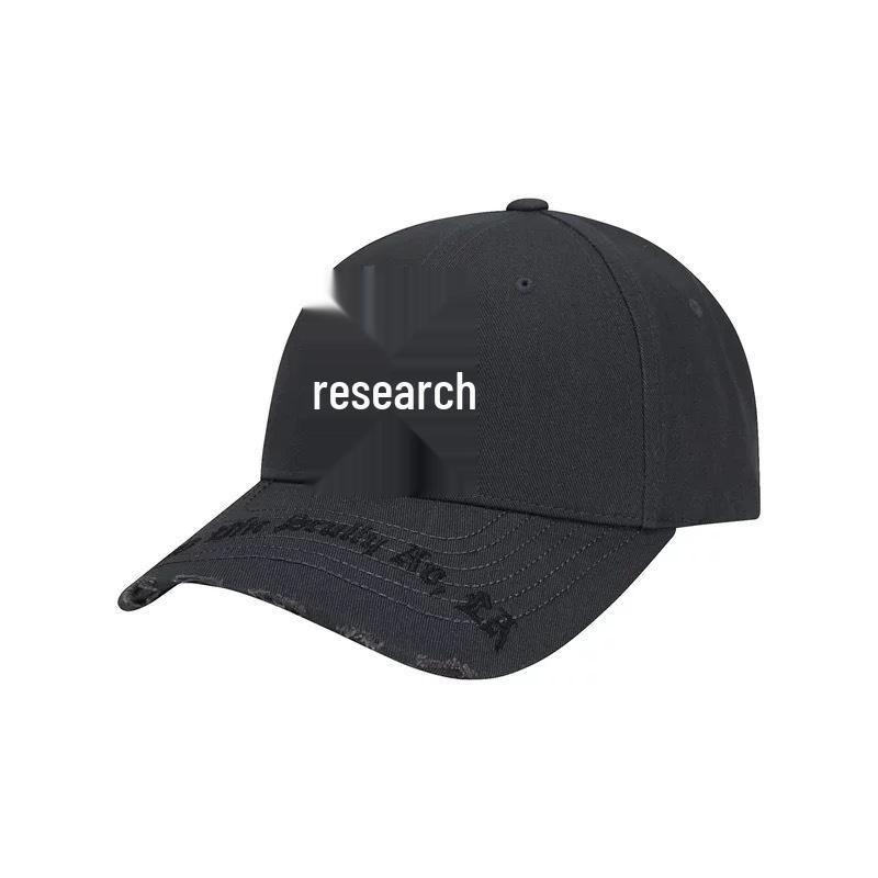 Men's Vintage Distressed MLB Baseball Cap - LA/NY Big Logo Curved Brim Sunshade, Embroidered, Versatile