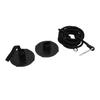 Floating Water Mat Tether Kit with Plastic Grommet 118in Rope Foam Water Pad Tether Kit Black