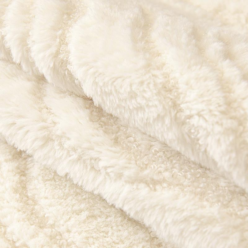 Thicken Plush Sofa Cover Comfortable Sofa Towel Slip-Proof Sofa Cover Adjustable Cushion Cover Living Room Decoration