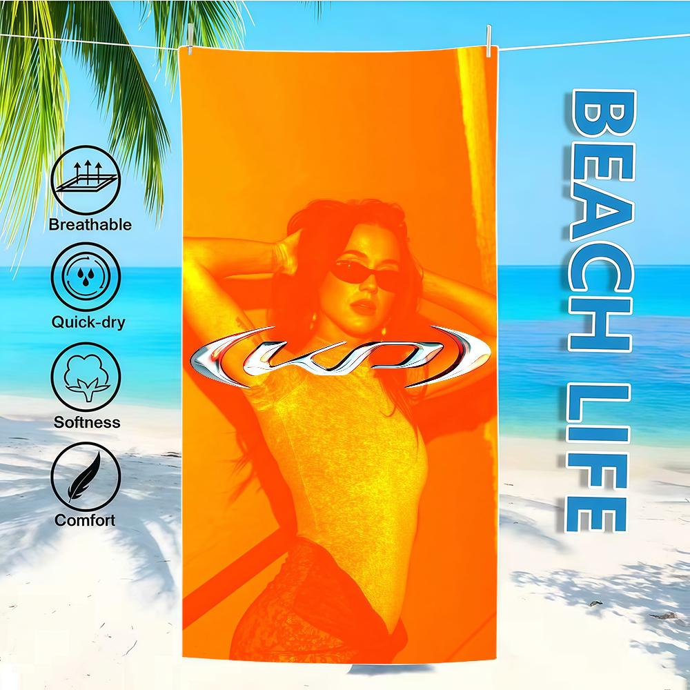K-KatyS-ES Towel Textile Bathrobe Beach Quick-Drying Lightweight P-PerryS-ES Bandaids Singer Portable Album Camping Swim Pool