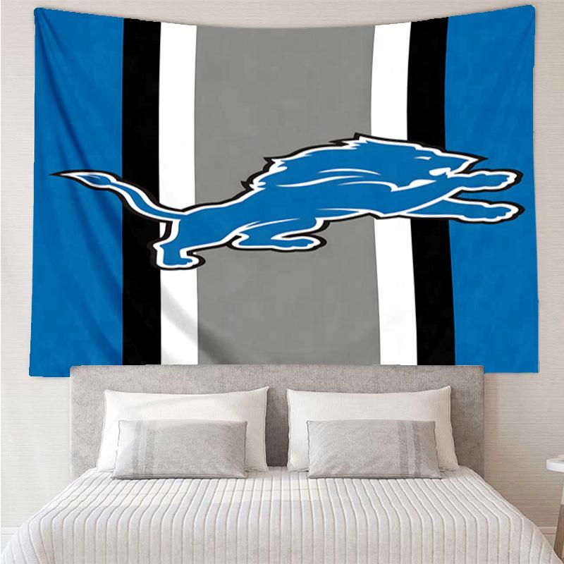 Detroit Team Spirit Quick-Dry Tapestry Hanging for Bedroom,Livingroom, Playroom,Decor Art Room Wall Tapestry Holiday and Birthday Gifts