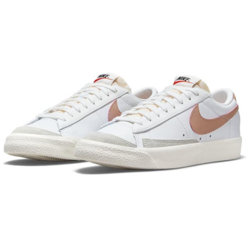 Nike Blazer Low 77 White Rose Women's Sneakers Skateboard Shoes DC4769-109