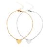 Ankle Bracelets Heart-shaped Aesthetic Jewelry Bohemian Simple Style Ornaments Fashion Accessory Beach Gifts Anklets for Women