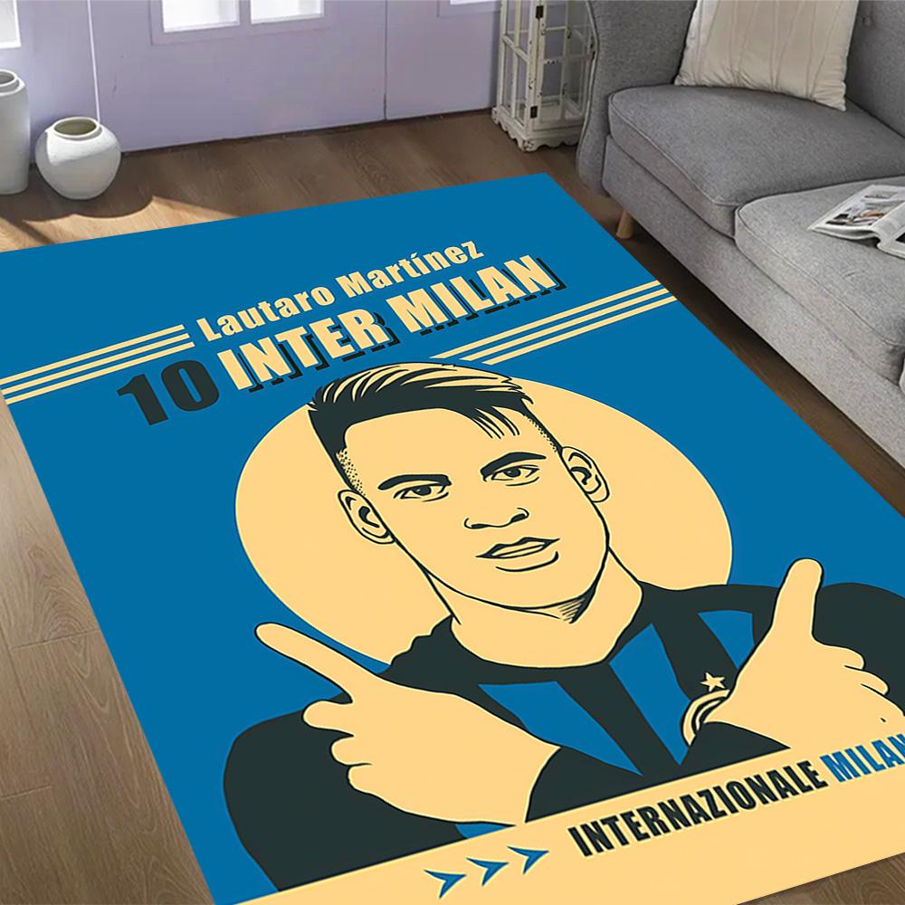 Ronaldo's Iconic Celebration Themed Anti-Slip Rugs - Polyester Home Decor, Suitable for Bedrooms, Living Rooms, Doorways, Studios, and Decorations