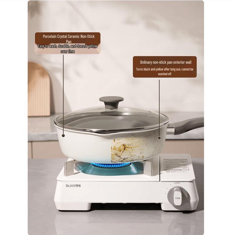 COOKER KING 28cm Ceramic Crystal Non-stick Frying Pan