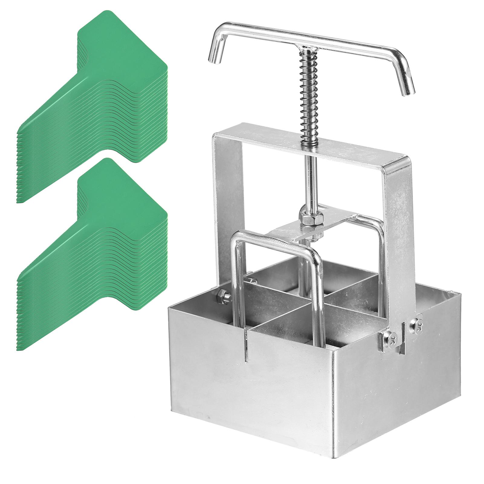 

Ручний блокувальник ґрунту 2-дюймовий пристрій для блокування ґрунту Інструмент для блокування ґрунту з Dibbles Dibbers для саду Type 3