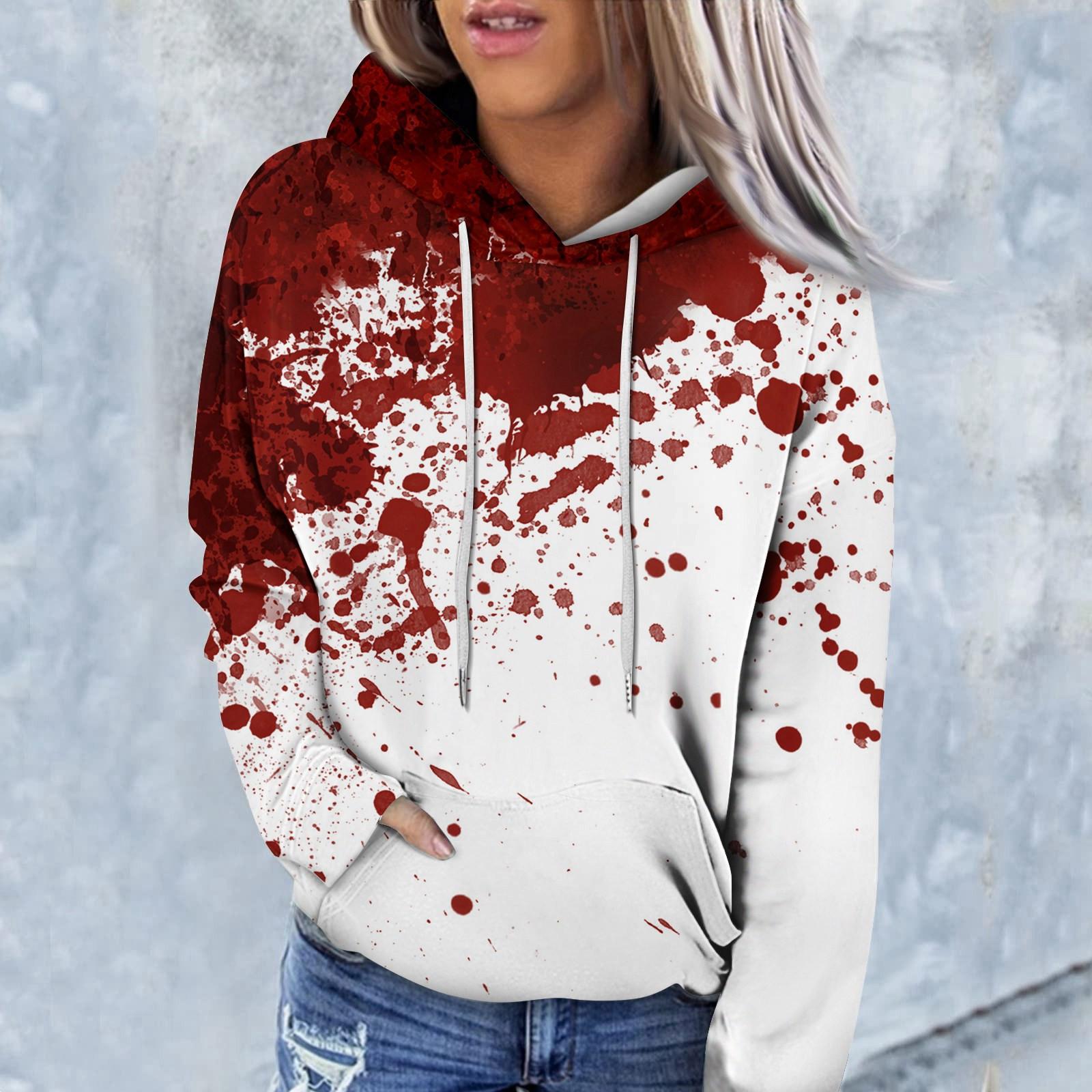 

Женская модная повседневная блузка с круглым вырезом и коротким рукавом с принтом XXXL винный