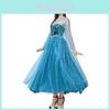 Enchanting Frozen Dress For Adults Featuring Elsa Princess Design In Soft Cotton Blend