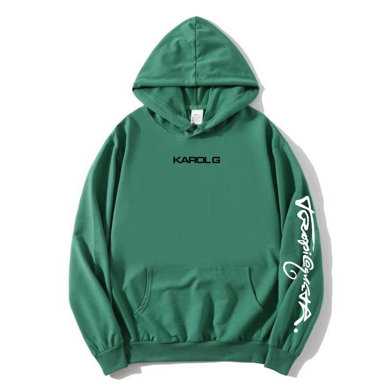 Tropicoqueta Hoodie KAROL G Album Printing Sweatshirts Long Sleeve Female Hooded Pullovers Fleece Warm Streetwear