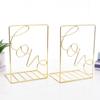 1 Pair Iron Love Shaped Book Stand Study Accessories Book Storage Rack Holder Bookends For Office Home School Organizer Supplies