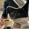 1pc-Drip Kettle Coffee Tea Pot Non-stick Coating Food Grade Stainless Steel Gooseneck Drip Kettle Swan Neck Thin Mouth