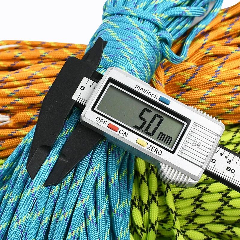 5/10/20M 5mm Parachute Cord 7 Core Strand Ropes Camping Tent Rope for Outdoor Bundling Bag Climbing Cords DIY Material