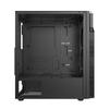 X99 E-sports Gaming Desktop Case with Tempered Glass Panel & Colorful Lighting