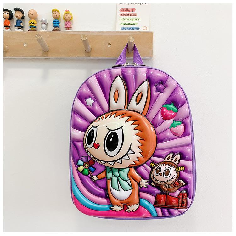 Neutral Gender Versatile Backpack For Kids With Fun Cartoon Characters School For