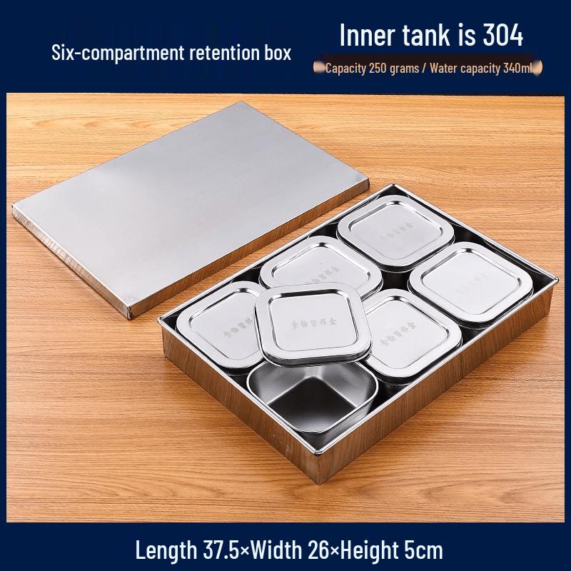 304 Stainless Steel Food Sampling Box Set