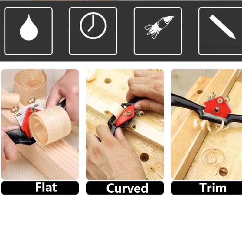 DIY Woodworking Plane Large-Size Small Plane Hand-Push Planer Tool Edge-Trimming Tool