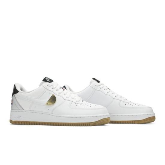 

Nike NBA x Air Force 1 07 LV8 White Pure Platinum CT2298-100 EU 45 Чистий/білий