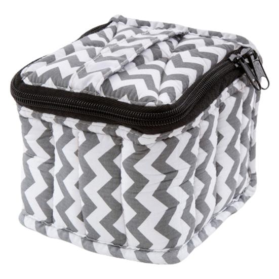 

Косметическая сумочка с гладкой поверхностью, многофункциональная, большая емкость, полезная, с девятью ячейками, для хранения лака для ногтей для женщин