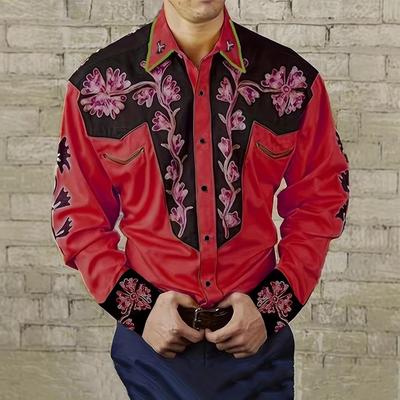 Spring Autumn New Men Long Sleeve 3D Digital Print  Shirt Men 100% Polyester Business Casual Shirt Tops