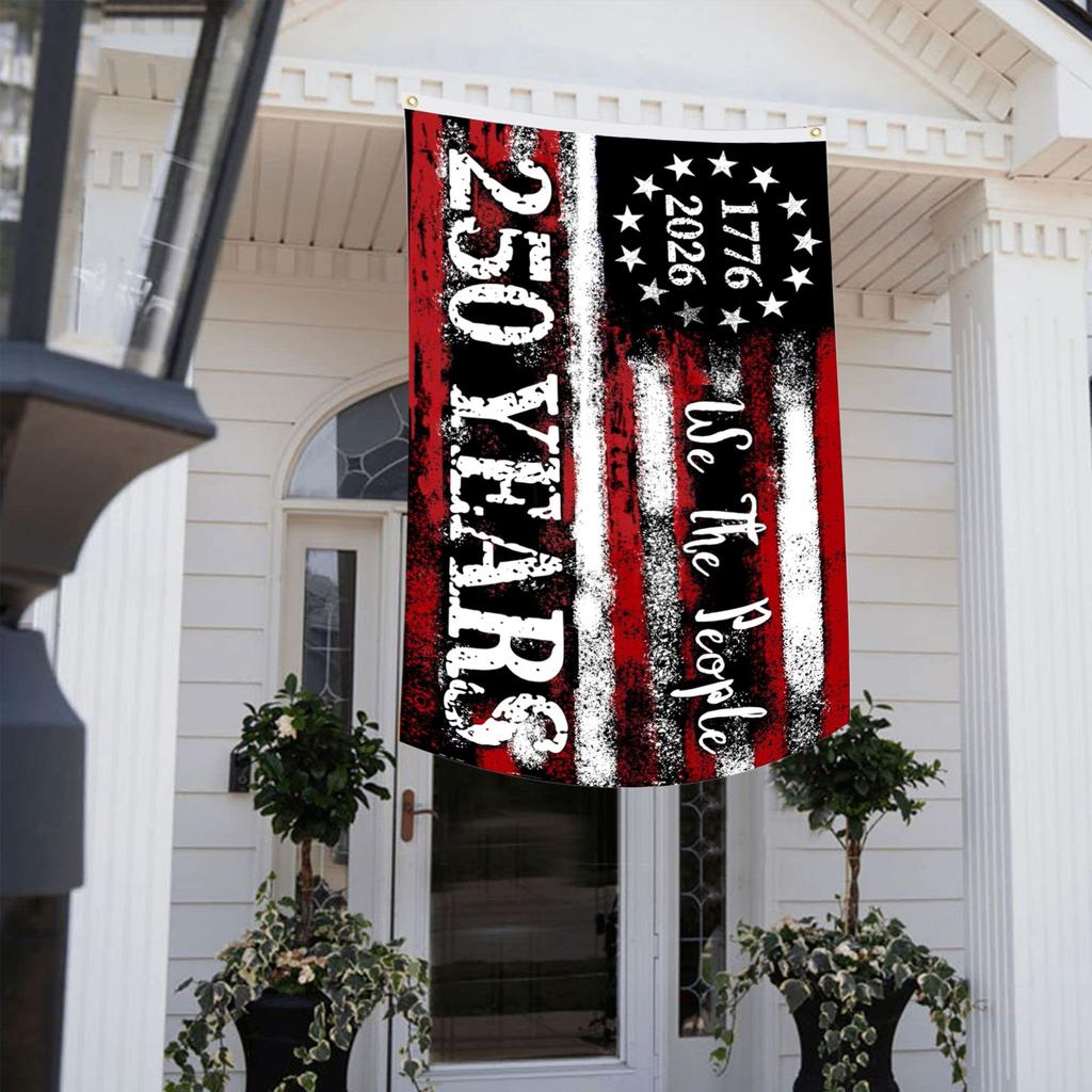250th Anniversary Celebration Flag - Commemorative Bunting & Patriotic Decor For Historical Events, Festivals, And Pride