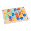 Montessori Holz Farbe Form Zuordnung Kognition Lernspielbrett Frühe Stimulation Kinder Gehirn Logisches Denken Entwickeln Spielzeug