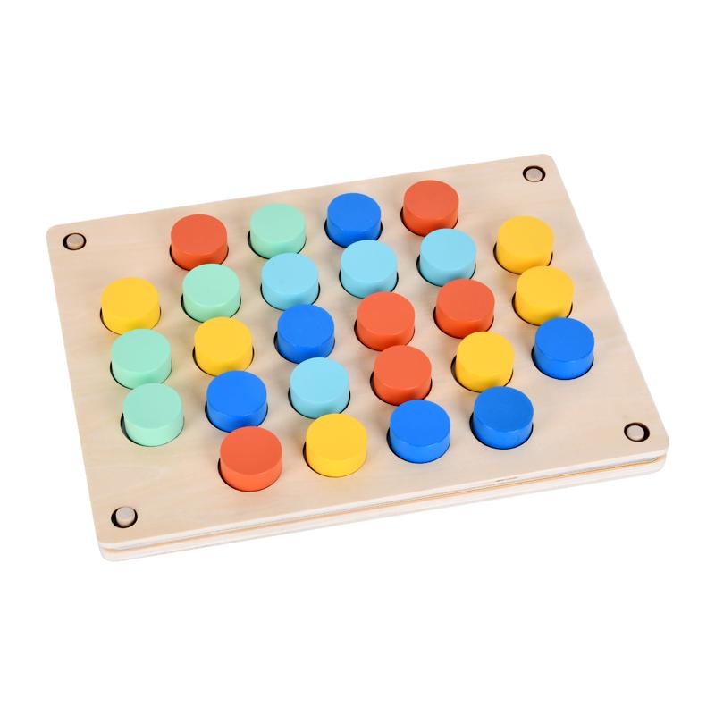 Montessori Holz Farbe Form Zuordnung Kognition Lernspielbrett Frühe Stimulation Kinder Gehirn Logisches Denken Entwickeln Spielzeug