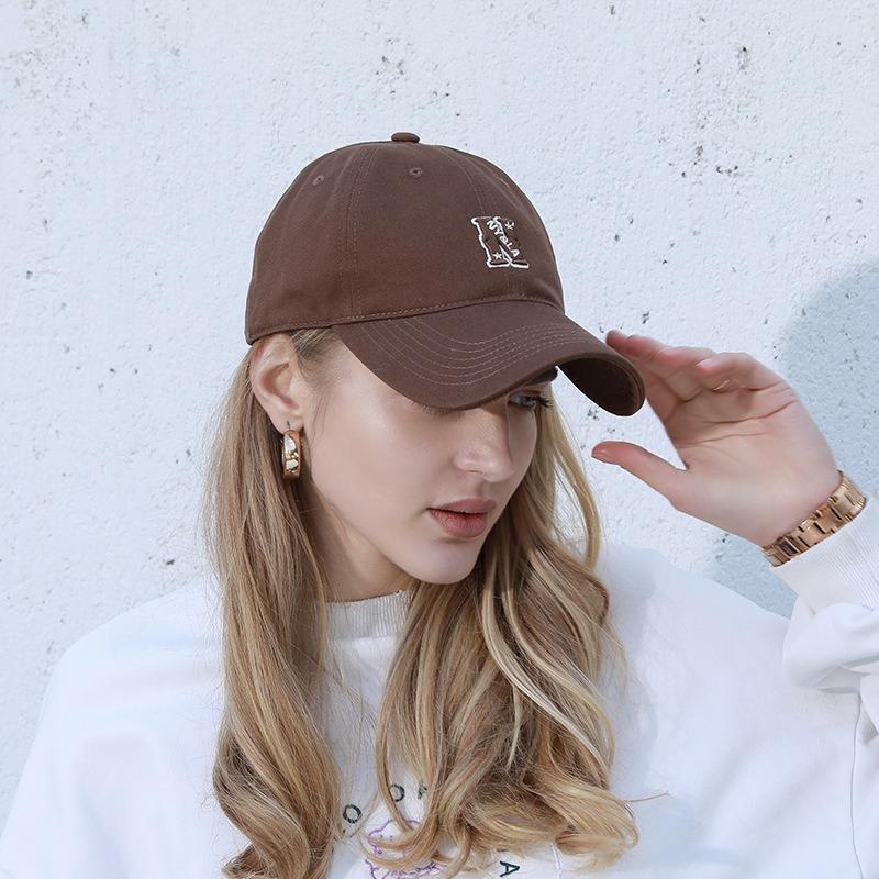New Baseball Cap Embroidered Soft Top N Sports Sunscreen Men's and Women's Sun Hats Breathable Versatile Casual Cap