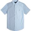 Polo Ralph Lauren Classic Fit Striped Color Block Pony Logo Embroidered Short Sleeve Shirt Men Shirts 710802569-004