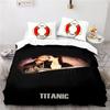 Titanic Jack And Rose Bedding Set Movie Bedding 2/3Pcs Sets Duvet Cover Anime Bedroom Bedclothes Pillowcases