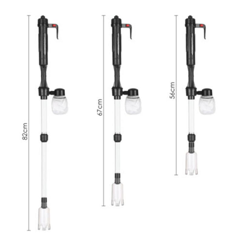 Curățător electric de pietriș pentru acvariu, schimbător automat de apă cu aspirator