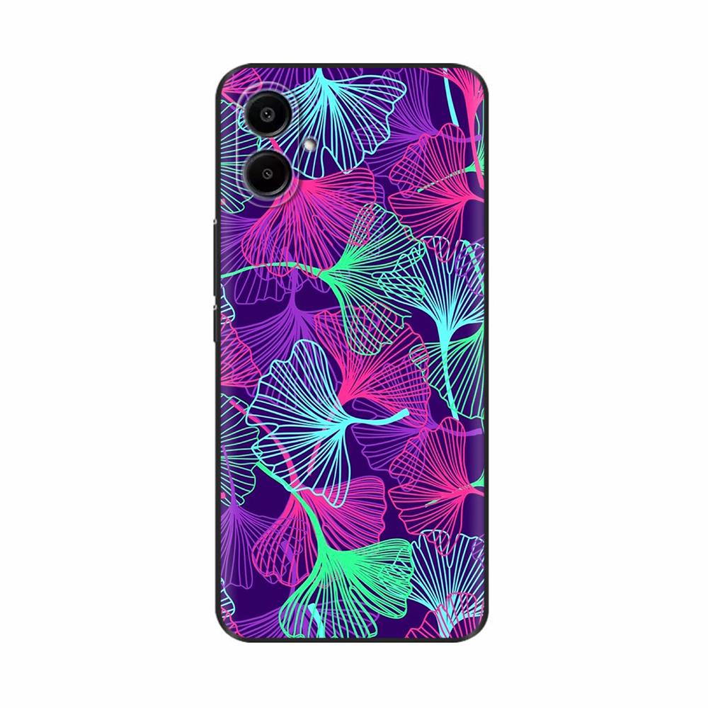 For Samsung A07 4G Case Beautiful Flower Protective Anti-fall Silicone Phone Back Cover For Samsung Galaxy A07 Cases A 07 Fundas