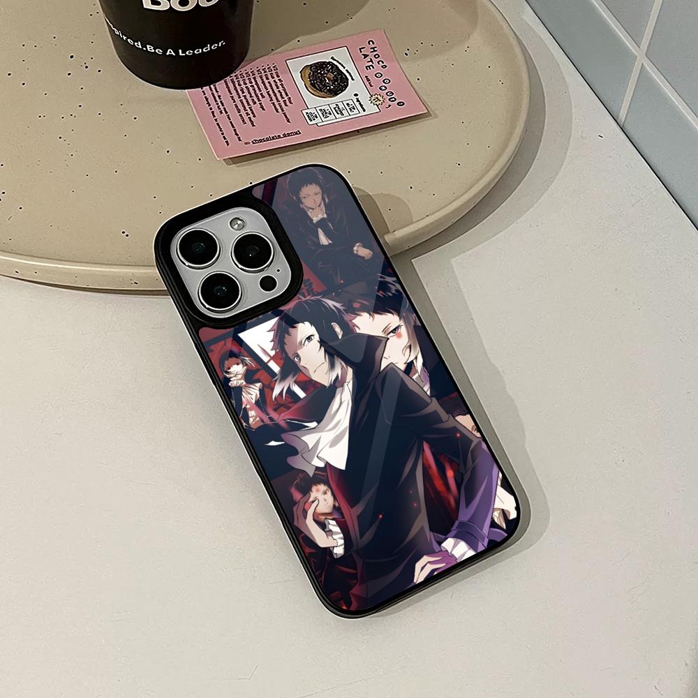 Bungo Stray Dogs Phone Case for Iphone 17 16 15 14 Air 13 12 11 Pro Max Mini Plus Fundas Shell PC+TPU Cover