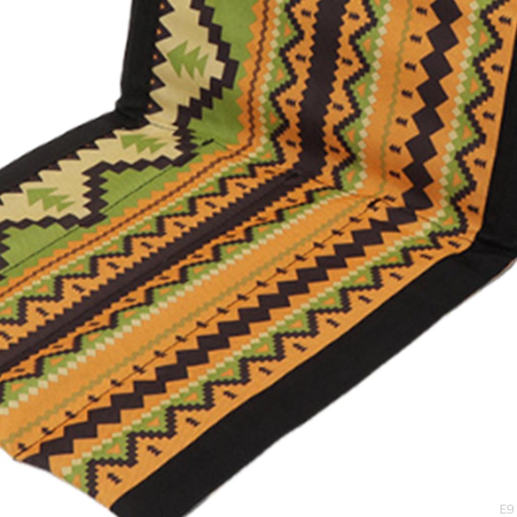 Outdoor Beach Lounger Chair Cushion Floor Seat Foldable Mat for Road Trip Camping