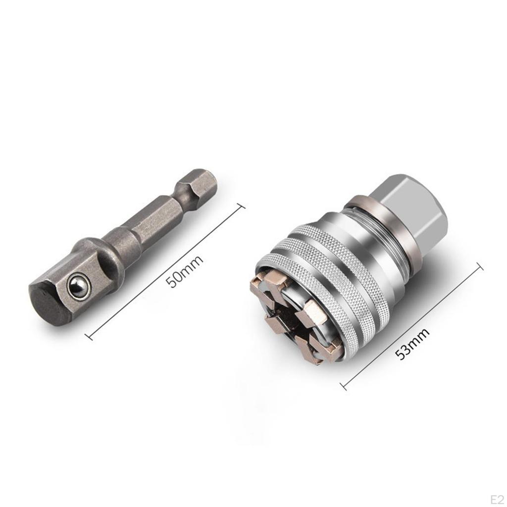 Adjustable Sockets Wrench 10-19mm Multifunctional Sleeve, Durability 3/8" Drive Premium Maintenance