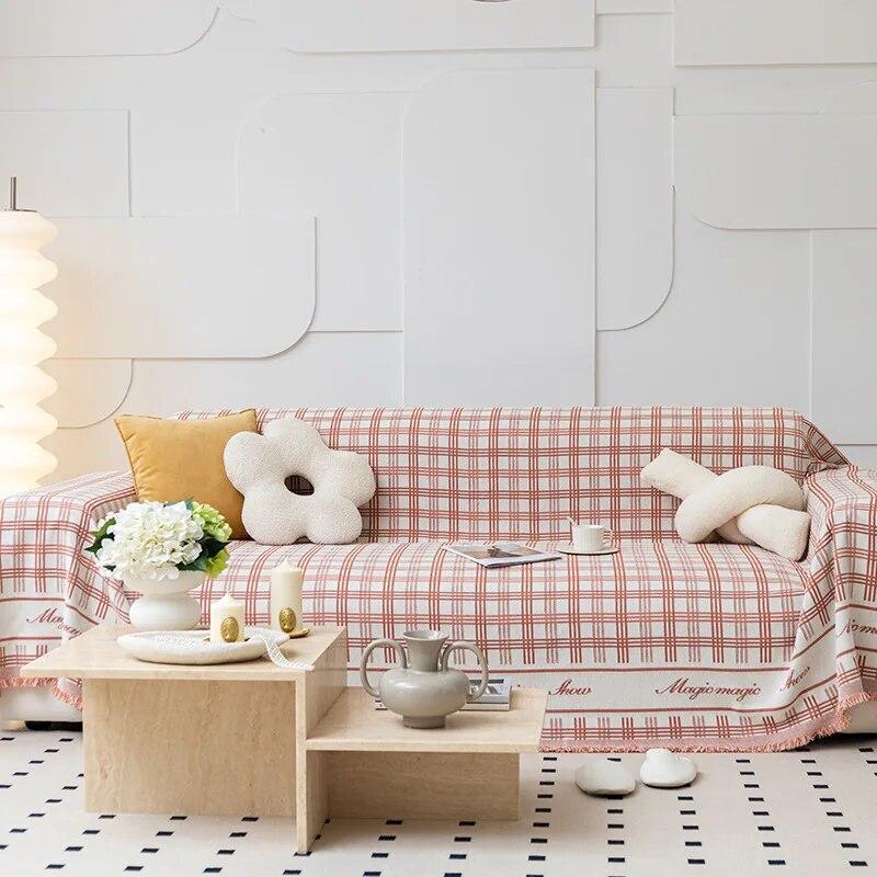 

High-quality Chenille Sofa Cover Slipcover Anti-cat Scratch Four Seasons Universal Sofa Blanket Soft and Durable 180x130cm