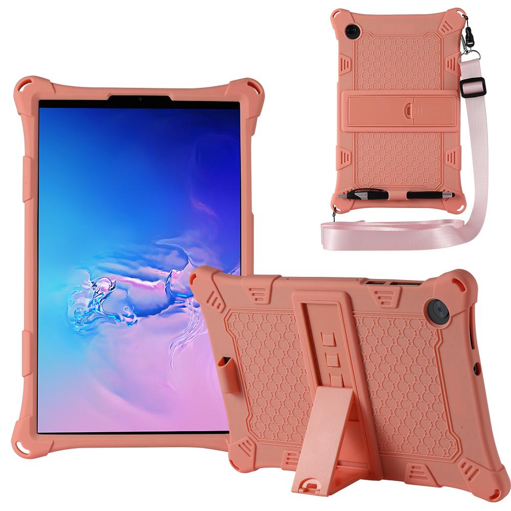 Custodia in Silicone per Lenovo Tab P11 Xiaoxin Pad 11 2021 TB-J606F Pro 2020 TB-J706F M10 Gen2 TB-X306F M10 Plus TB-X606F Copertura con Supporto