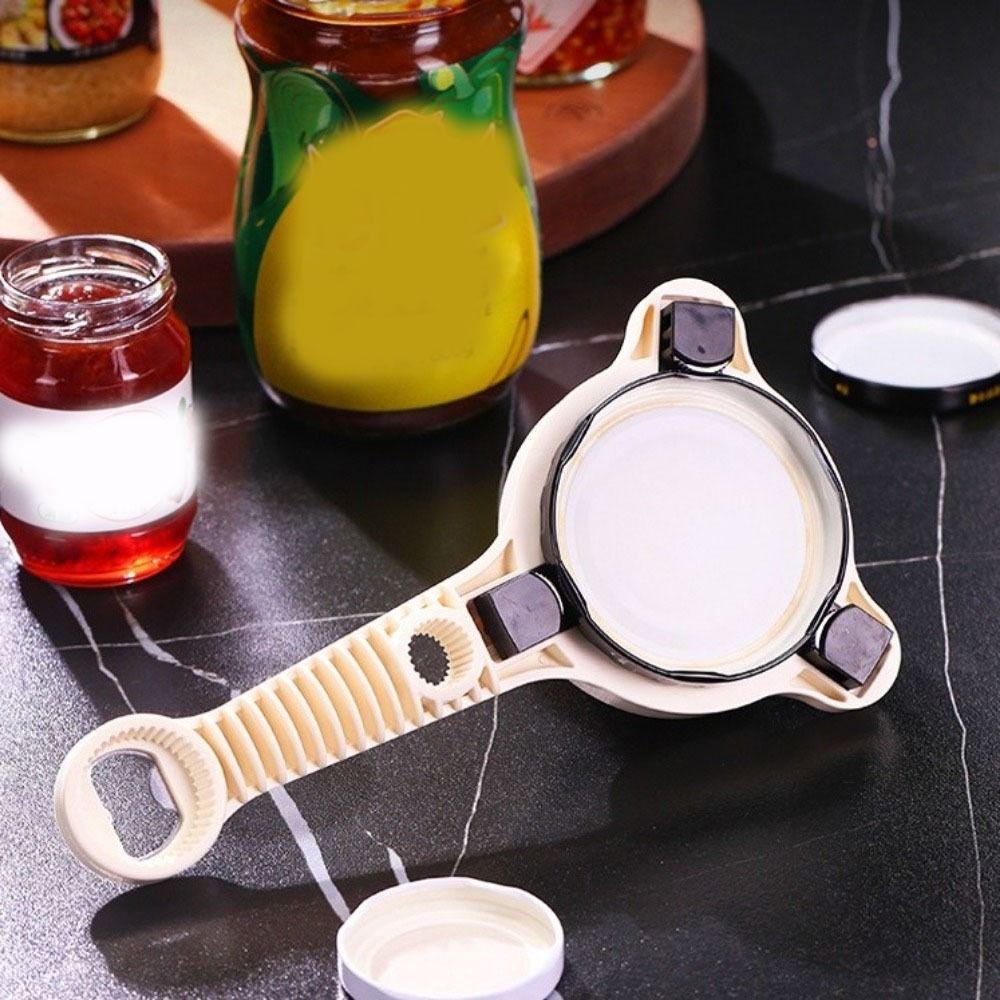 Smooth Edge Can Opener Bottle Labor-saving Bottle Cap Remover Portable Jar Lid Gripper Restaurant