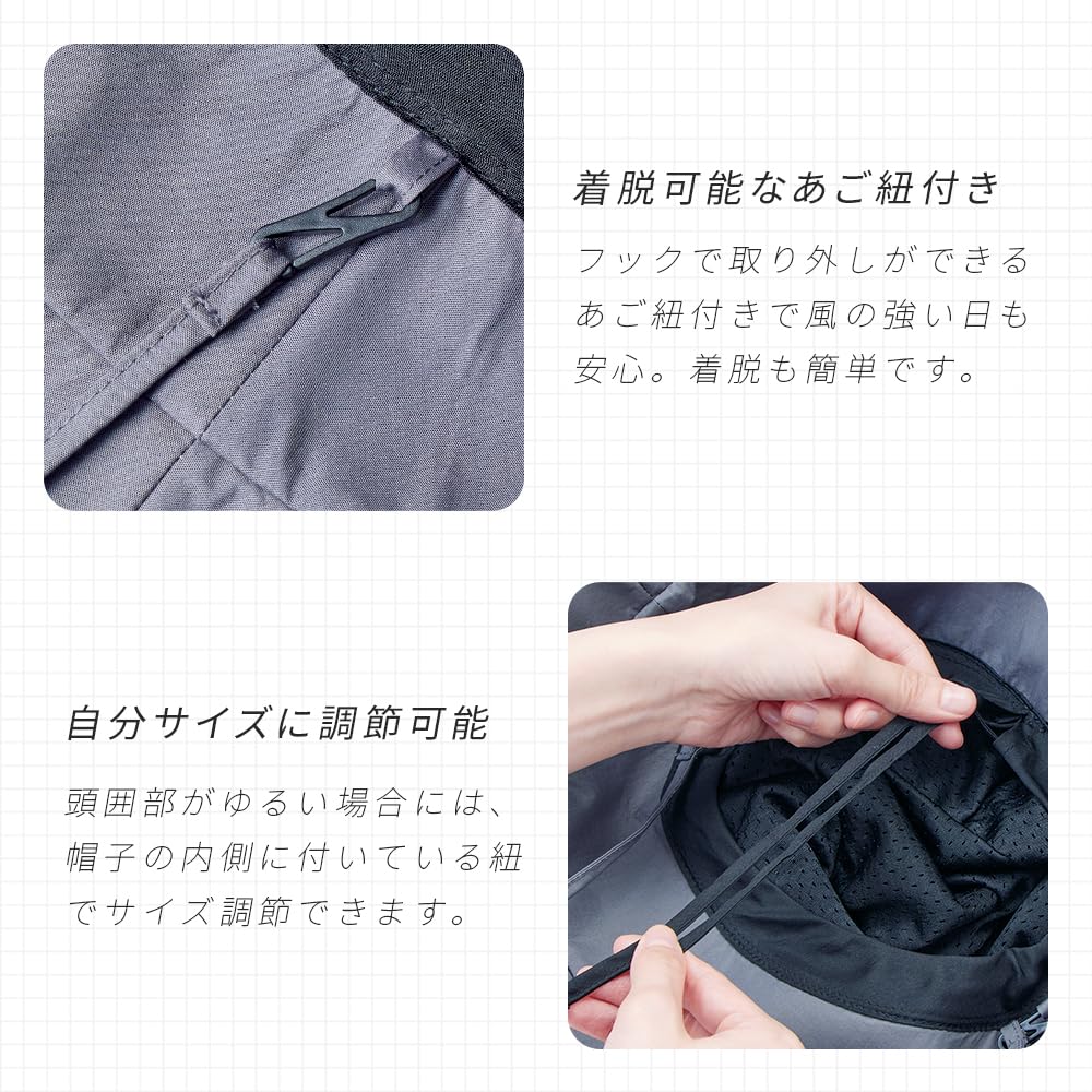 Hat hat that can be worn low over the eyes [Imedia] Black/UV